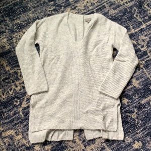 Grey J Crew sweater